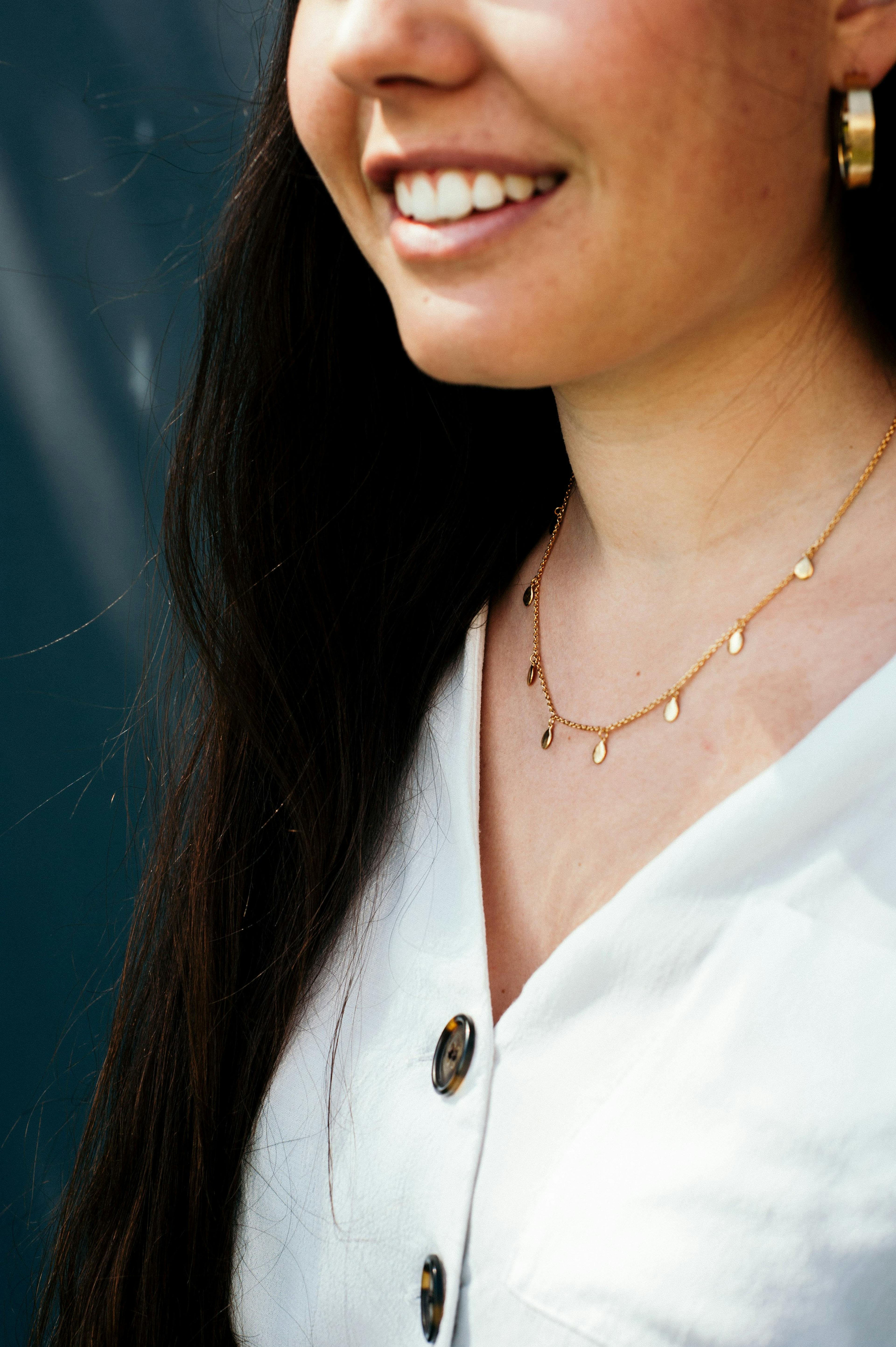 Pip Collection | Sustainably Sourced Apple Nine Pip Necklace | Gold