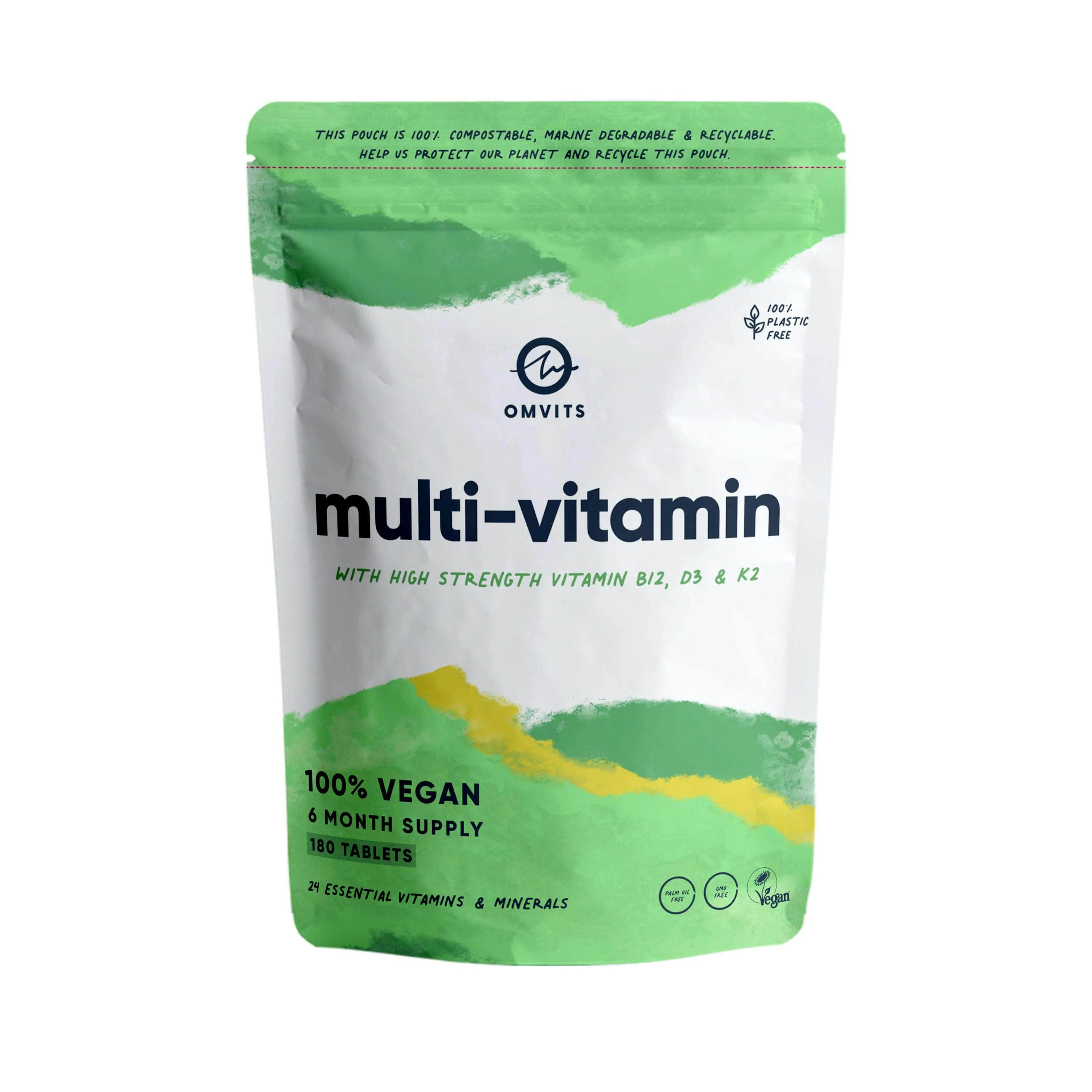Vegan Multivitamins & Minerals | 180 Tablets