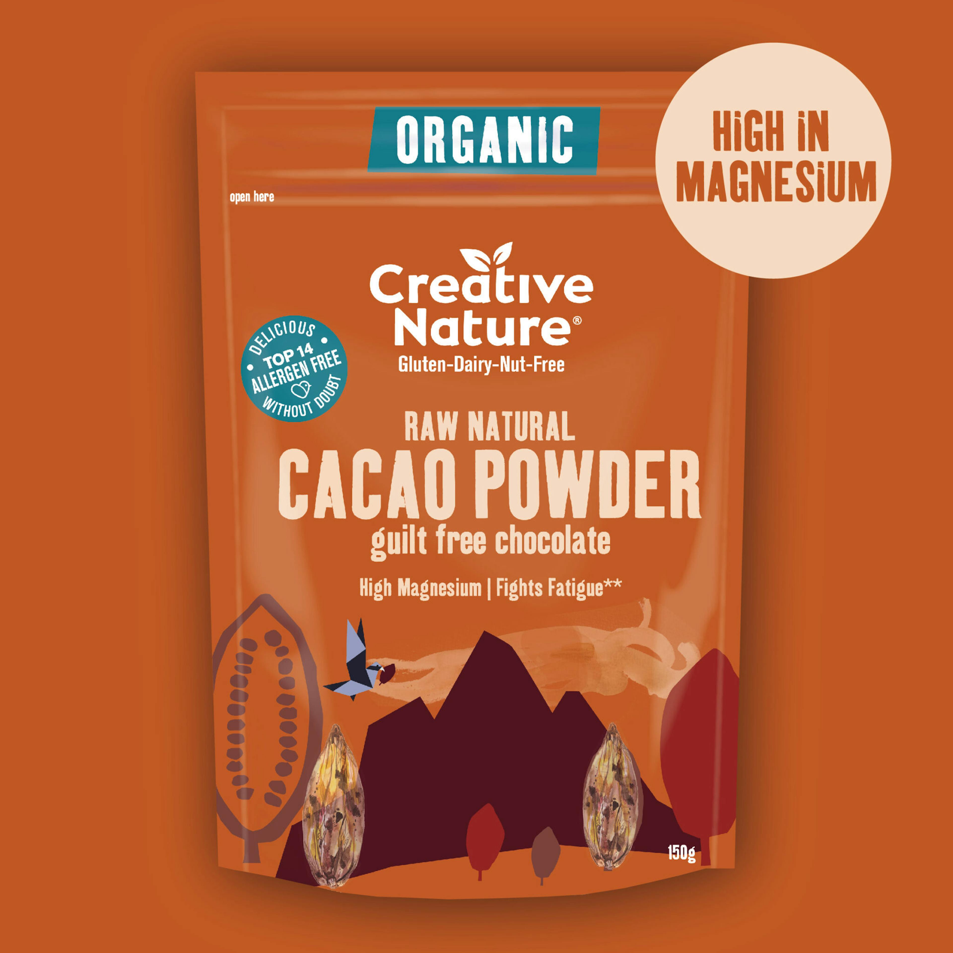 100% Organic Raw Cacao Powder | 100g, 200g, or 600g