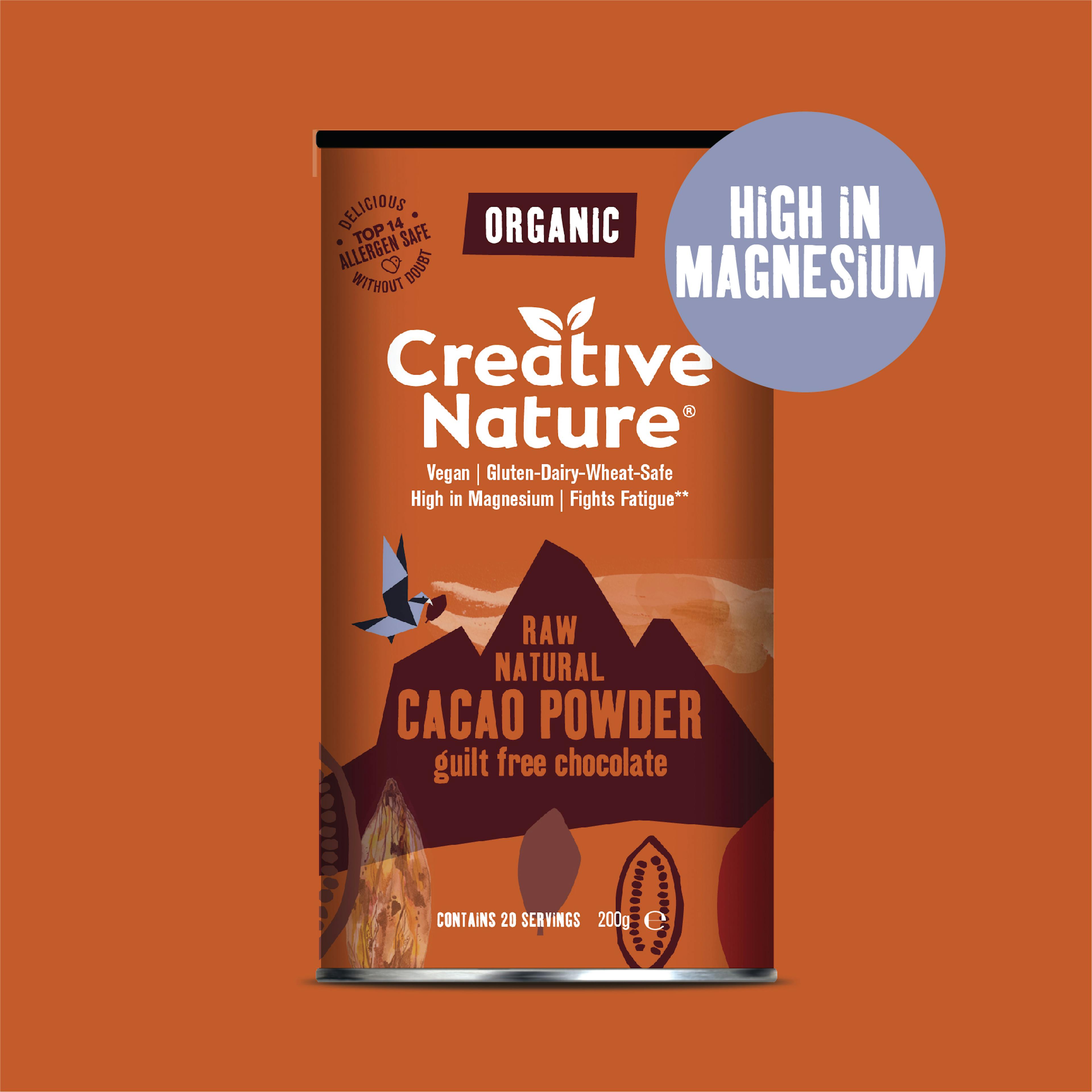 100% Organic Raw Cacao Powder | 100g, 200g, or 600g