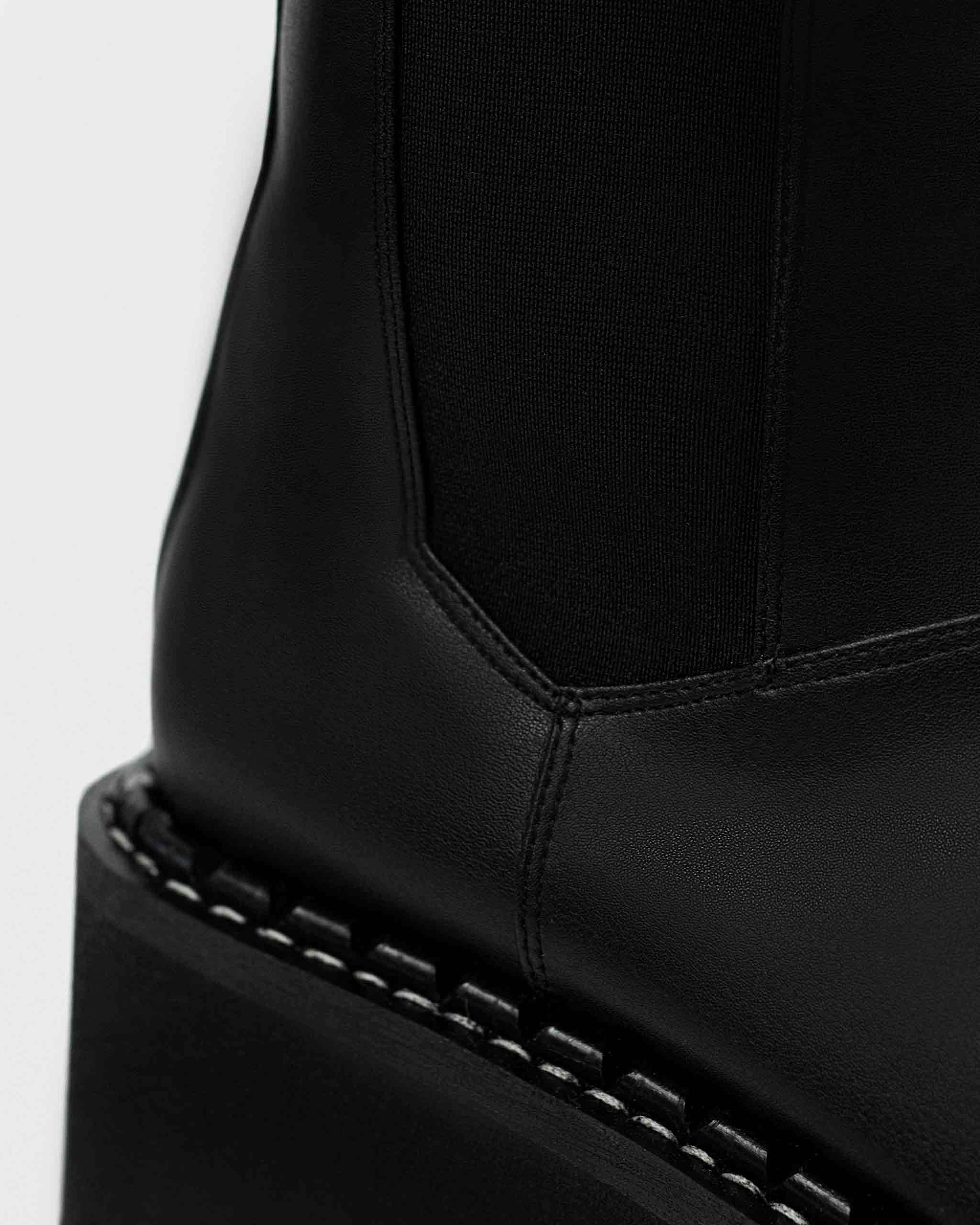 Chelsea Riot | Desserto® Leather Chunky Boots | Black