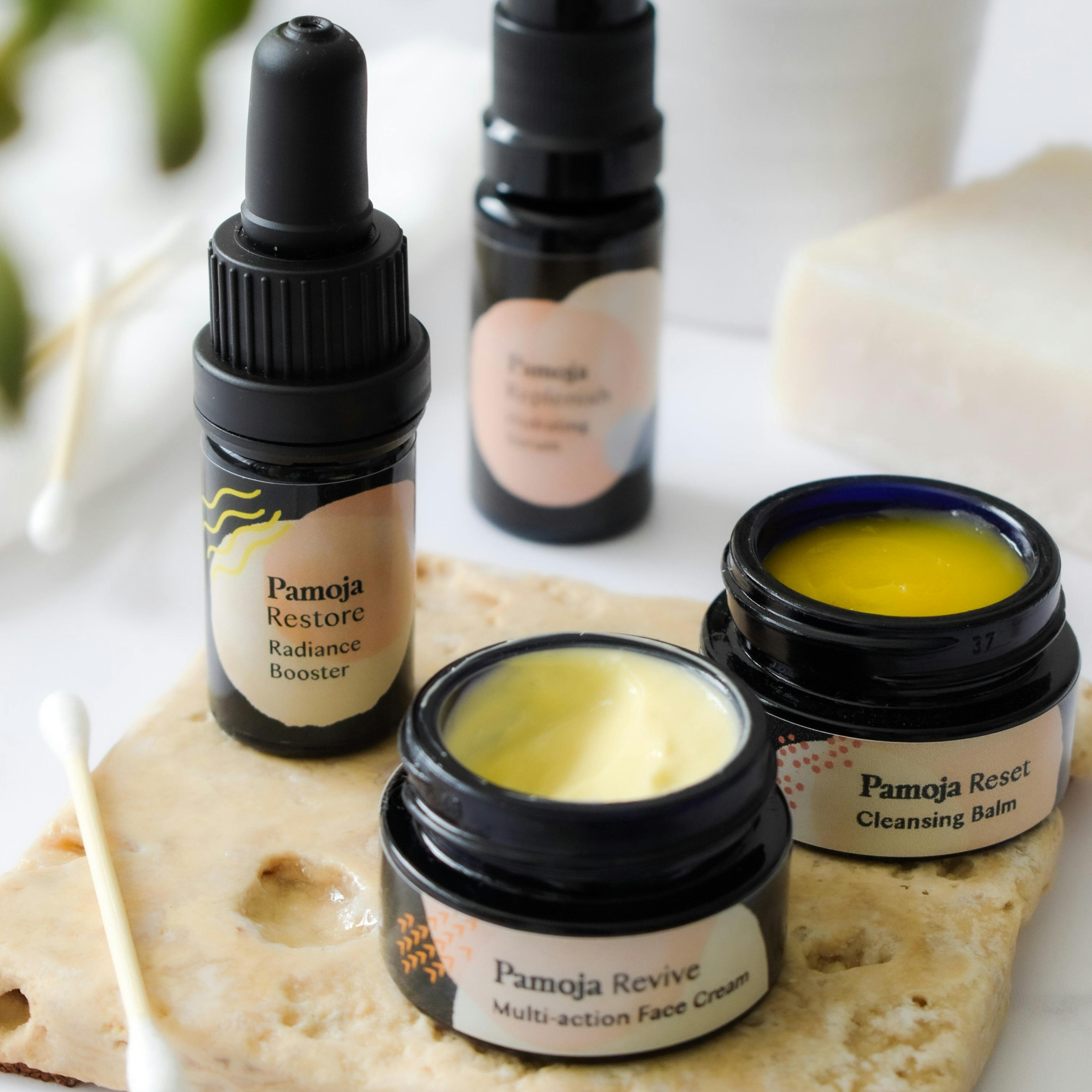 The Mini Experience Set | Cleaning Balm, Beauty Oil, Face Cream, Organic Cloth
