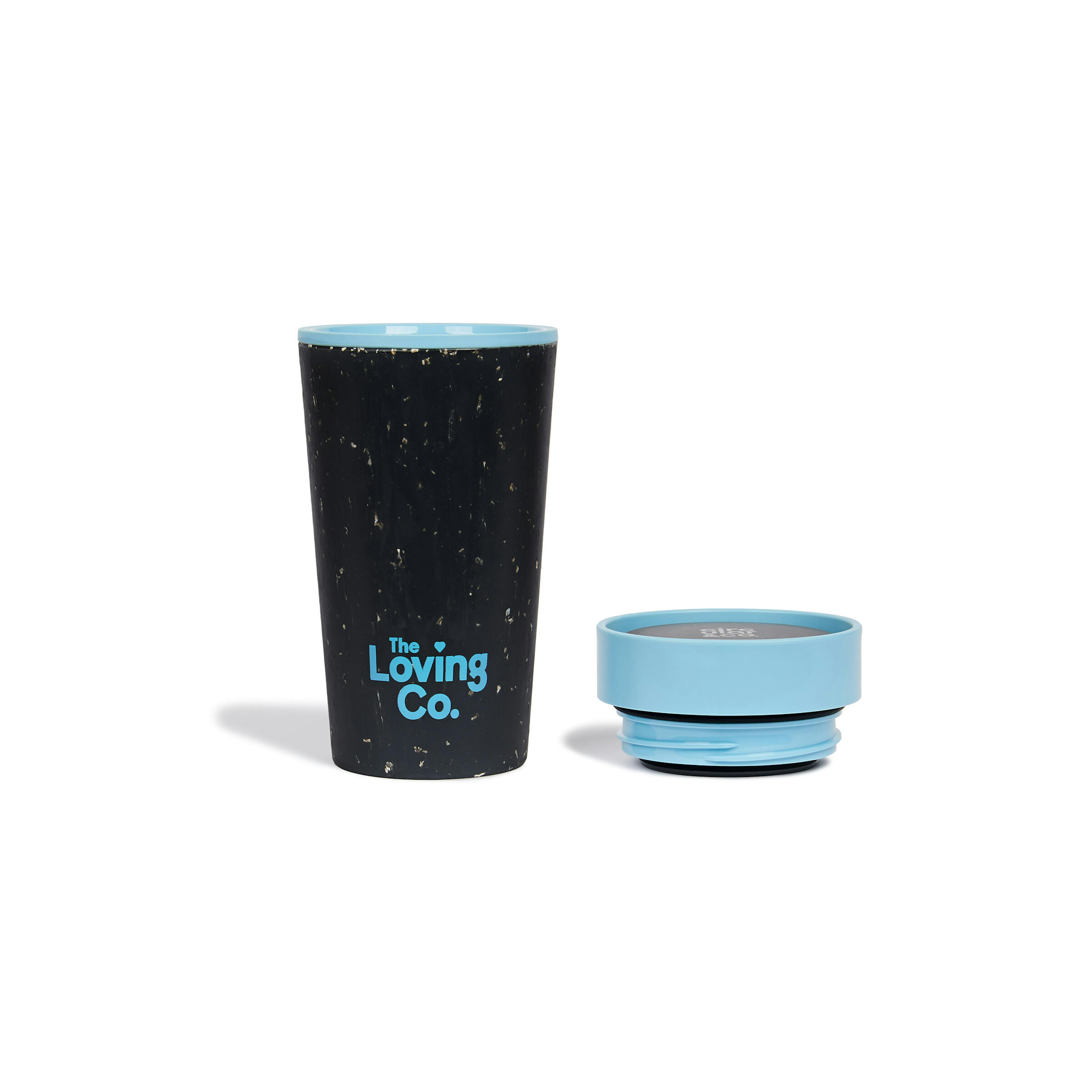 Electric Blue | Reusable Recycled Coffee Cup | Black & Blue