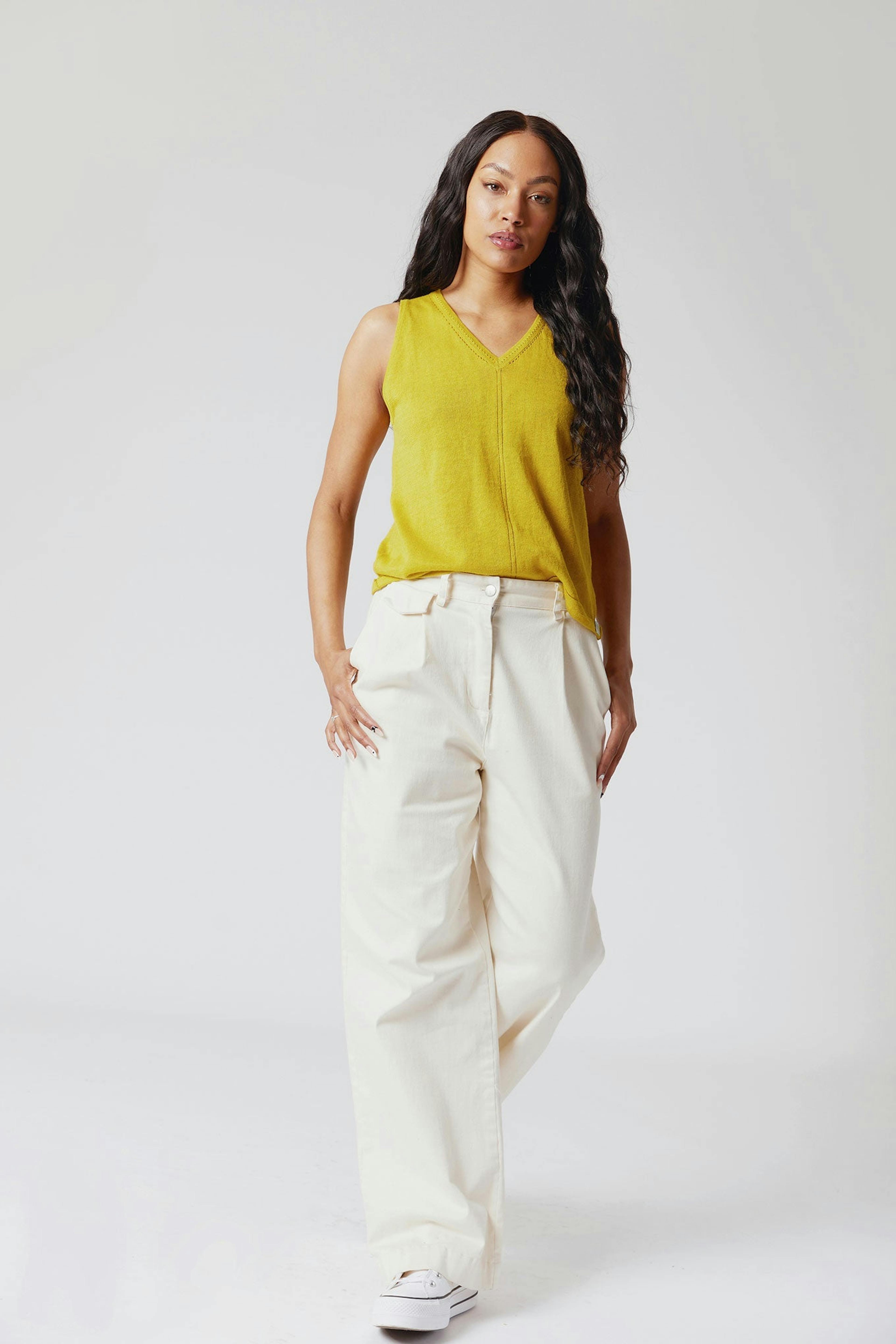 Tiger | Organic Cotton Trousers | Off White