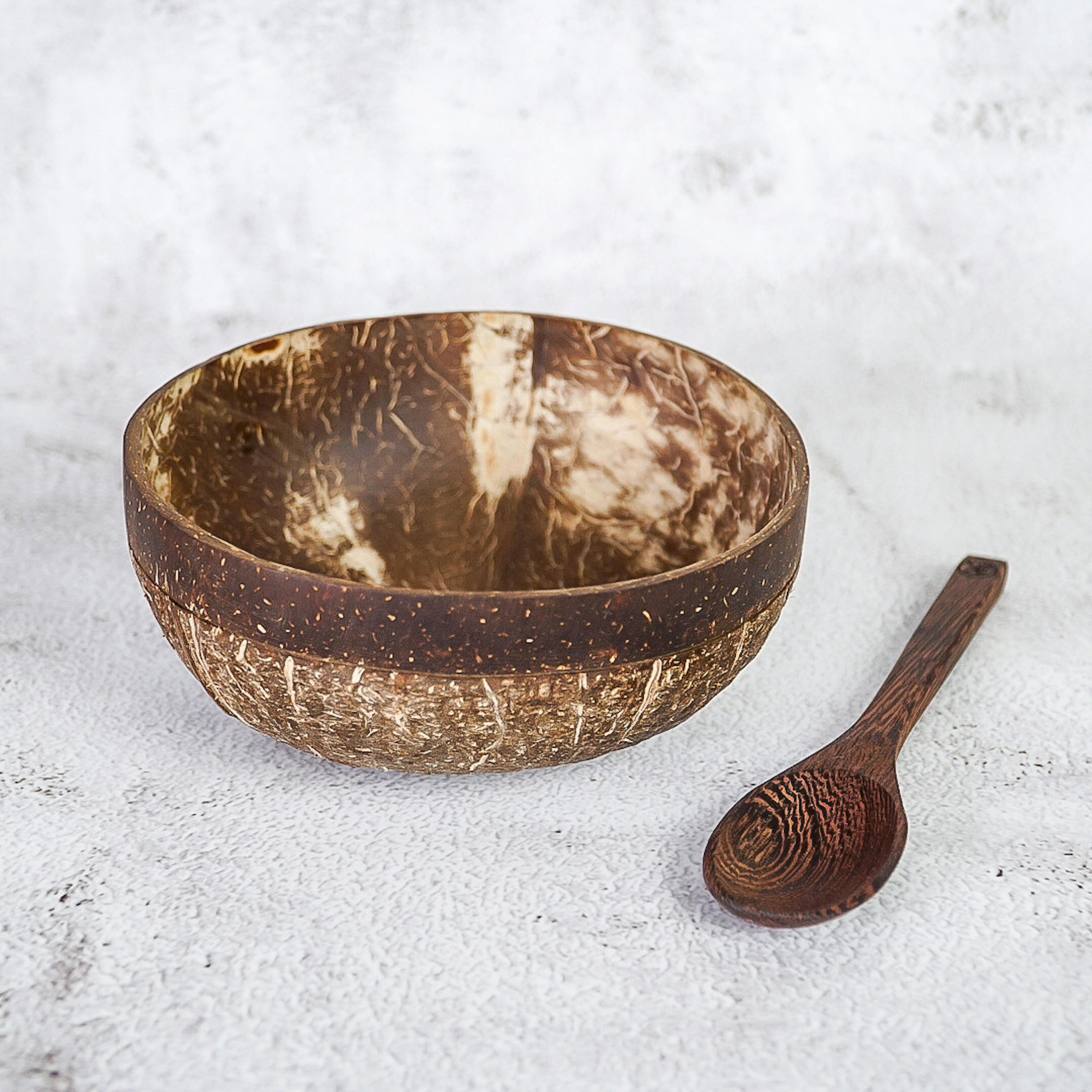 Coconut Smoothie Bowl & Spoon Set