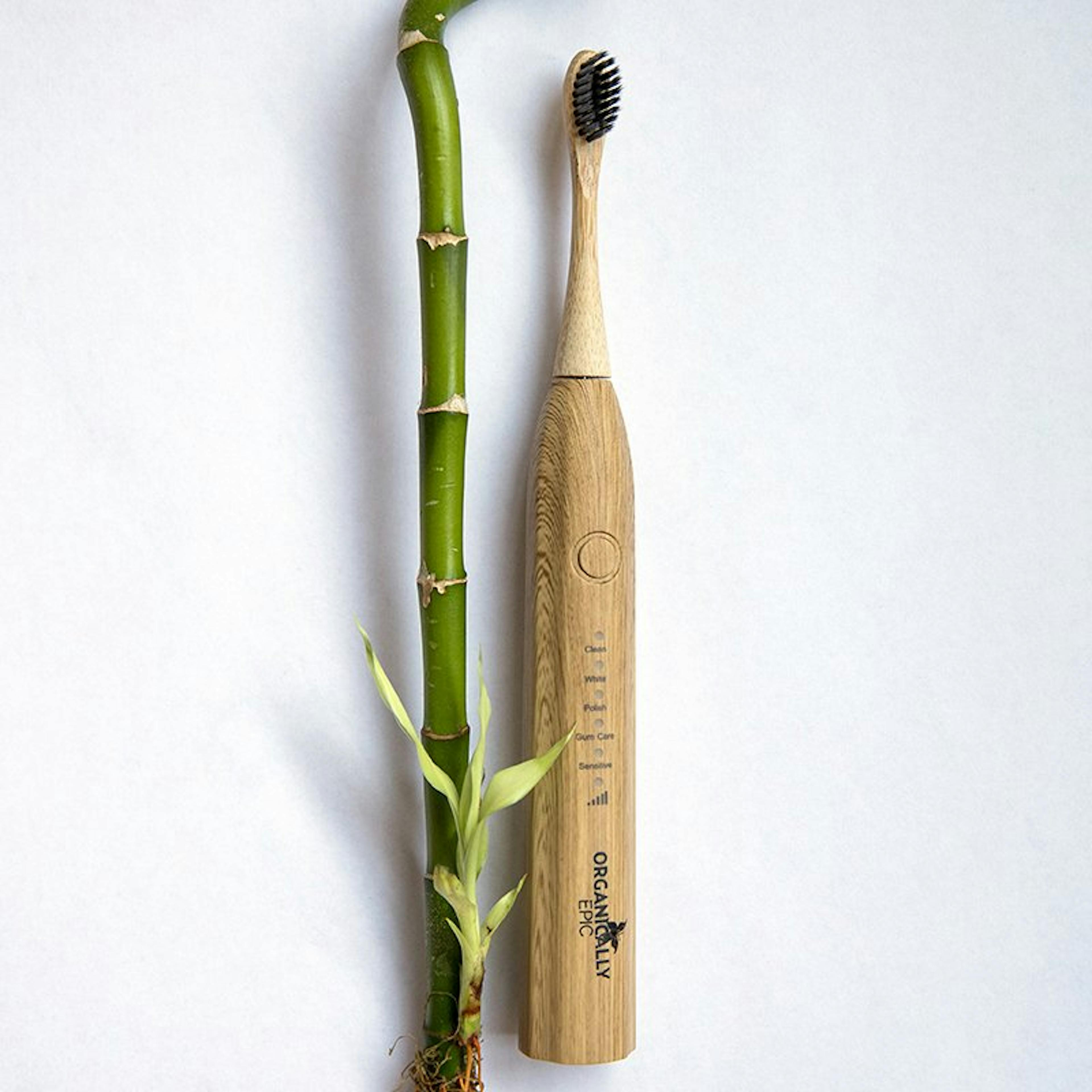 Sonic Wave Electric Bamboo Toothbrush