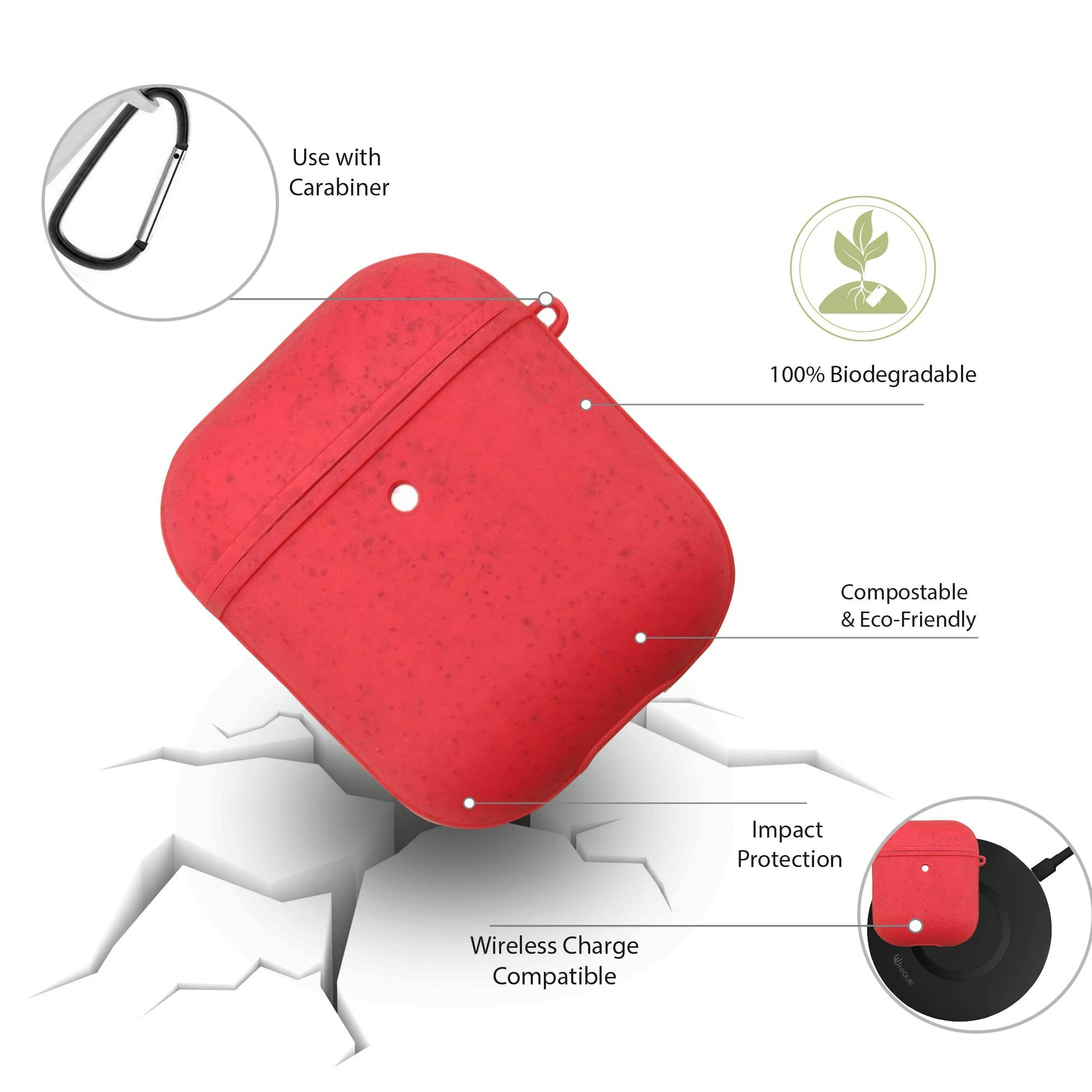 Eco Friendly AirPods Case | Red